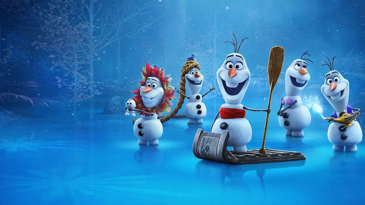 Olaf Presents backdrop