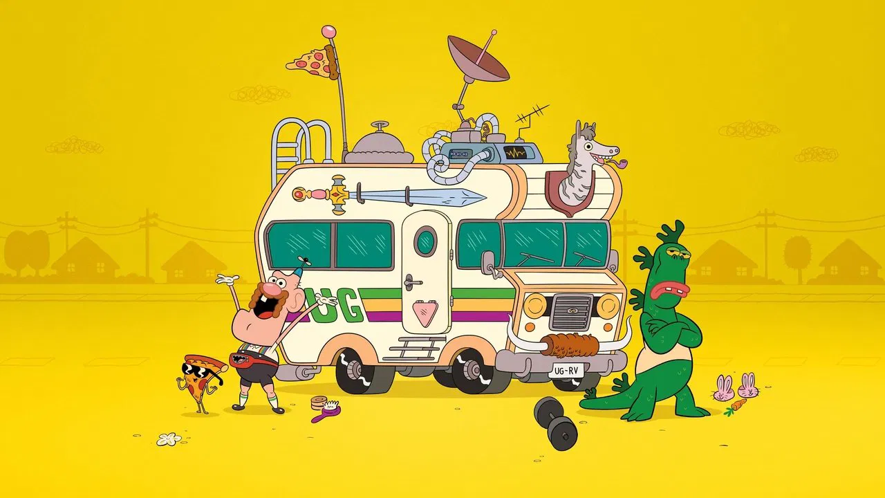 Uncle Grandpa backdrop