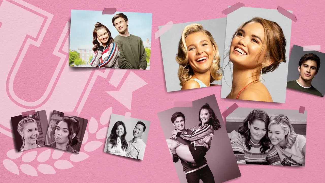 Alexa & Katie backdrop
