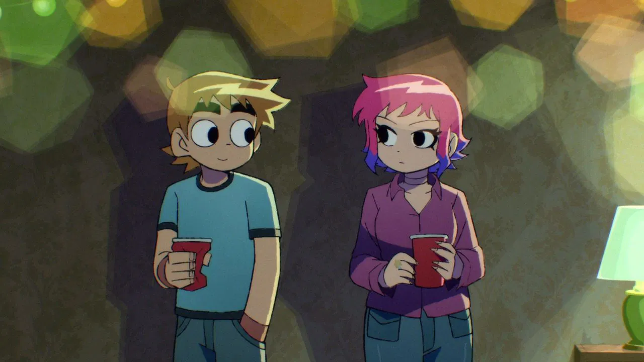 Scott Pilgrim Takes Off backdrop